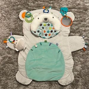 Bright starts tummy time prop and play mat